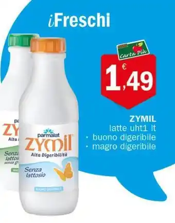 Crai ZYMIL latte uht1 lt offerta
