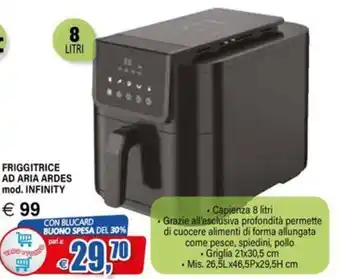 Il Gigante FRIGGITRICE AD ARIA ARDES mod. INFINITY offerta