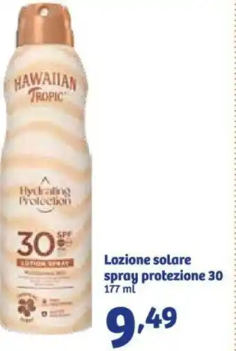 In'S Mercato Lozione solare spray protezione 30 177 ml offerta