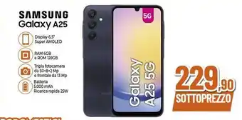 Ipercoop SAMSUNG Galaxy A25 offerta