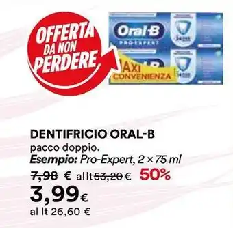 Ipercoop DENTIFRICIO ORAL-B offerta