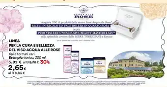 Ipercoop LINEA PER LA CURA E BELLEZZA DEL VISO ACQUA ALLE ROSE offerta