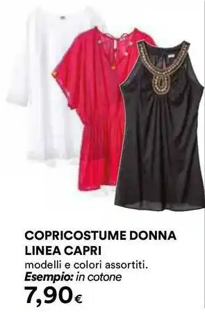 Ipercoop COPRICOSTUME DONNA LINEA CAPRI offerta