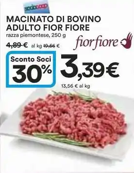 Ipercoop MACINATO DI BOVINO ADULTO FIOR FIORE offerta