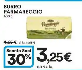 Ipercoop BURRO PARMAREGGIO 400 g offerta