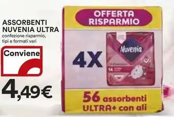 Ipercoop ASSORBENTI NUVENIA ULTRA offerta