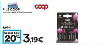 Ipercoop PILE COOP offerta