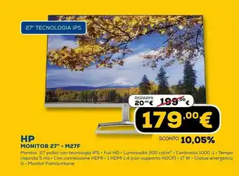 Euronics Monitor m27f offerta
