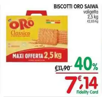 BISCOTTI ORO SAIWA valigetta 2,5 kg