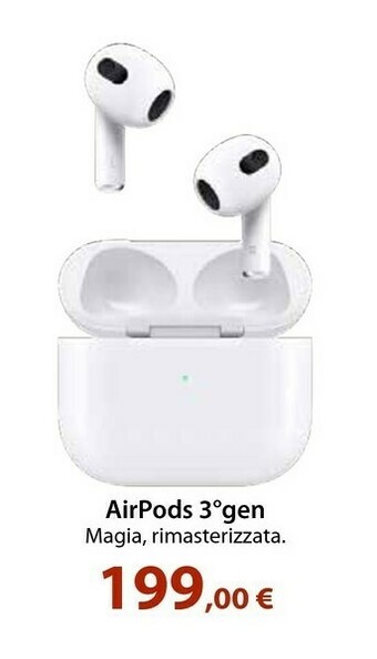 Euronics Airpods 3 gen offerta