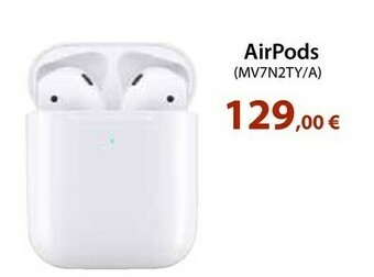 Euronics Mv7n2ty/a cuffia auricolare bianco offerta