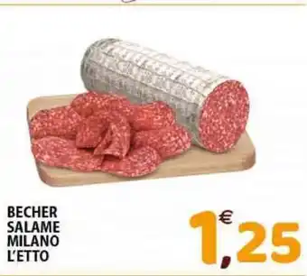 Mio Market BECHER SALAME MILANO L'ETTO offerta