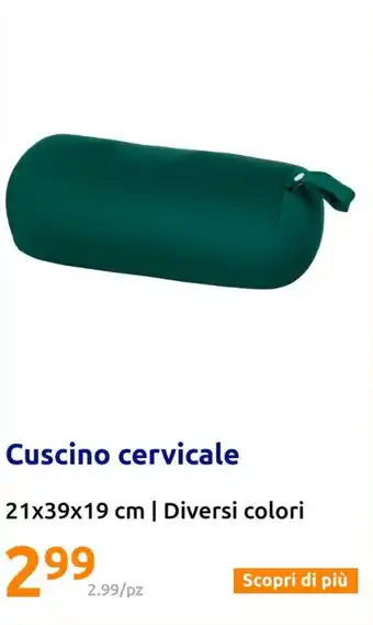 Action Cuscino cervicale 21x39x19 cm | Diversi colori offerta