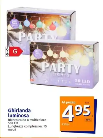 Action Ghirlanda luminosa offerta