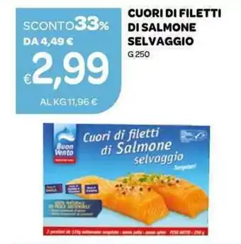 Ekom CUORI DI FILETTI DI SALMONE SELVAGGIO G 250 offerta