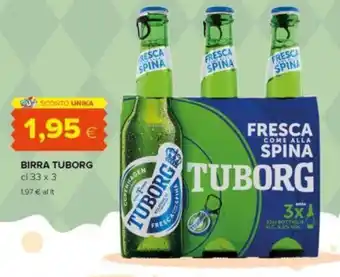 Tigre BIRRA TUBORG cl 33 x 3 offerta