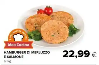 Tigre HAMBURGER DI MERLUZZO E SALMONE offerta