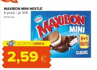 Tigre MAXIBON MINI NESTLÉ 6 pezzi - gr 306 offerta