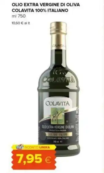 Tigre OLIO EXTRA VERGINE DI OLIVA COLAVITA 100% ITALIANO ml 750 offerta