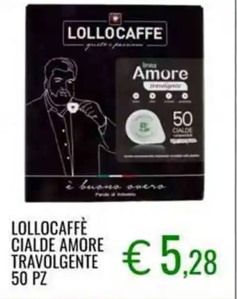 Sugros LOLLOCAFFÈ CIALDE AMORE TRAVOLGENTE 50 PZ offerta