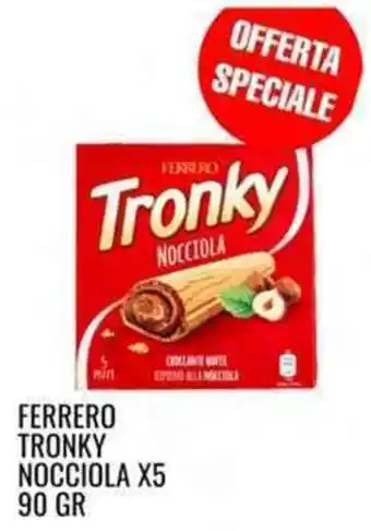 Sugros FERRERO TRONKY NOCCIOLA X5 90 GR offerta