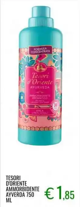 Sugros TESORI D'ORIENTE AMMORBIDENTE AYVERDA 750 ML offerta