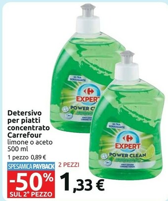 Carrefour Detersivo piatti offerta