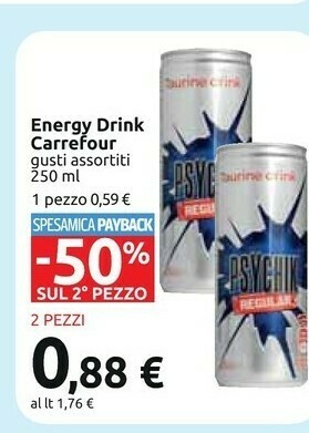 Carrefour Energy drink offerta