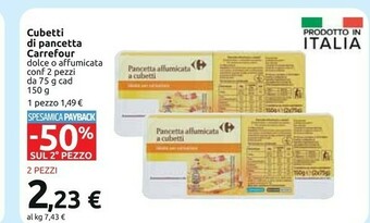 Carrefour Pancetta offerta