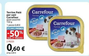 Carrefour Cibo per cani offerta