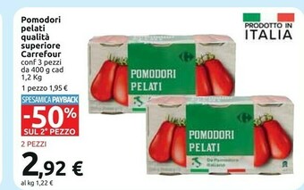 Carrefour Pomodori pelati offerta