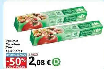 Carrefour Pellicola trasparente offerta