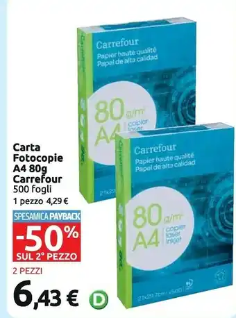 Carrefour Carta offerta