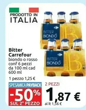 Carrefour Bitter offerta