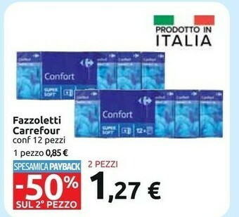 Carrefour Fazzoletti offerta