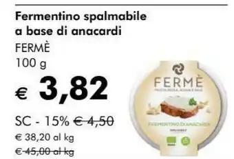 Fermè - fermentino di anacardi 100 g(ml)