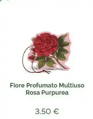 L'Erbolario Fiore profumato multiuso rosa purpurea offerta