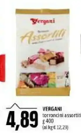 Emi Supermercati Vergani - bonny torroncini morbidi assortiti ricoperti di cioccolato fondente e bianco offerta