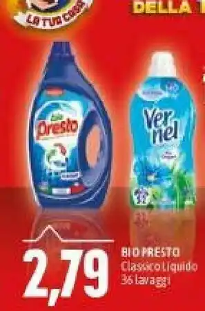 Bio presto detersivo