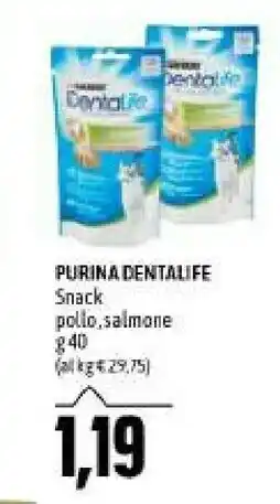 Dentalife snack pollo/ salmone 40 g
