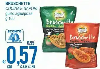 MD Discount Cucina e sapori - bruschette gusto aglio 160 g(ml) offerta