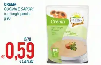 MD Discount Cucina & sapori - crema con funghi porcini 90 g(ml) offerta