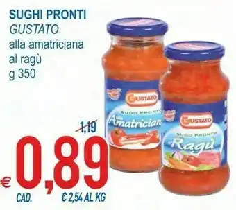 MD Discount Sugo pronto al ragù 350 g(ml) offerta