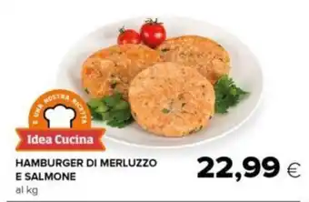 Oasi HAMBURGER DI MERLUZZO E SALMONE offerta