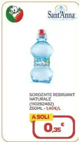 Sorgente rebruant naturale