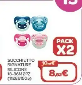 Bimbo Store Succhietto signature silicone offerta