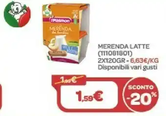 Bimbo Store Merenda latte offerta