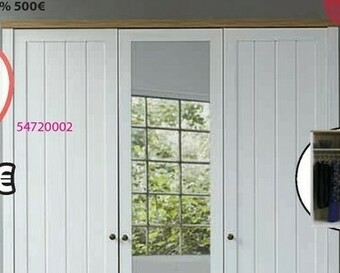 JYSK Armadio markskel 162x210 bianco/rovere offerta