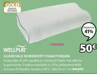 JYSK Cus wellpur fongen 32x68x12cm offerta