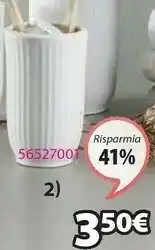 JYSK Portaspazzolino haga bianco sdp offerta